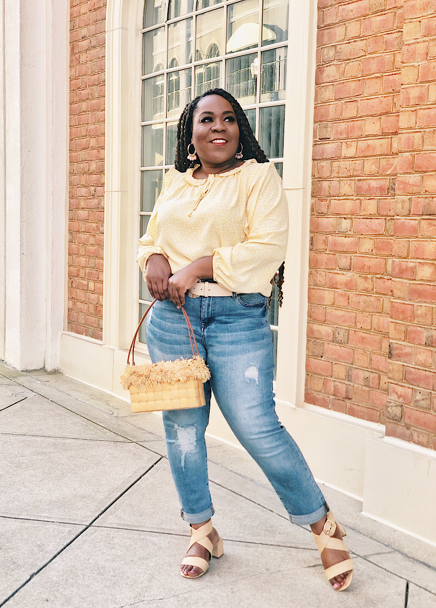 The perfect Plus Size, Spring Outfit of the Day for my neutral