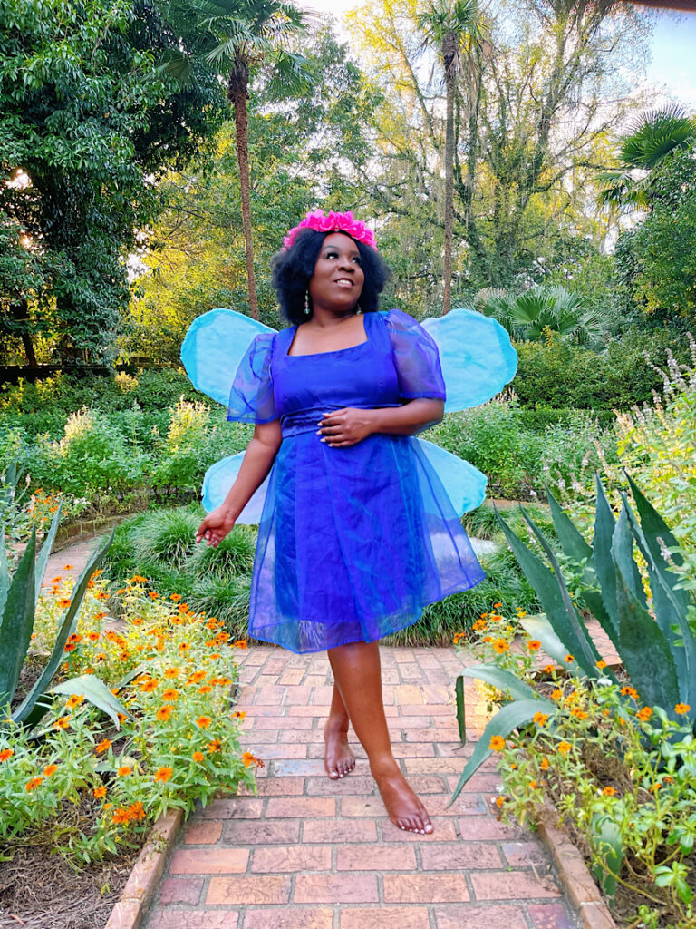 Sustainable Halloween Costume Idea |DIY Garden Fairy Costume